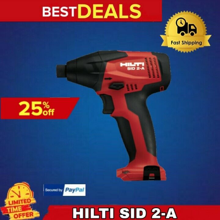 HILTI 12V SET, 5 TOOLS: SID 2-A, SFD 2-A, SF 2-A, SL 2-A, SR 2-A, COMPLETE