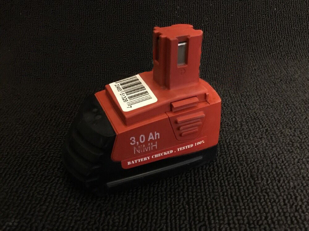 HILTI 12V BATTERY SFB 126 3.0AH, LIKENEW, FREE HAT,