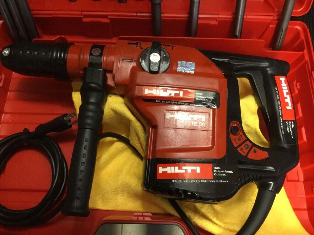 HILTI TE 56, PREOWNED, FREE THERMO, BITS, CHISELS, A LOT OF EXTRA , FAST SHIP