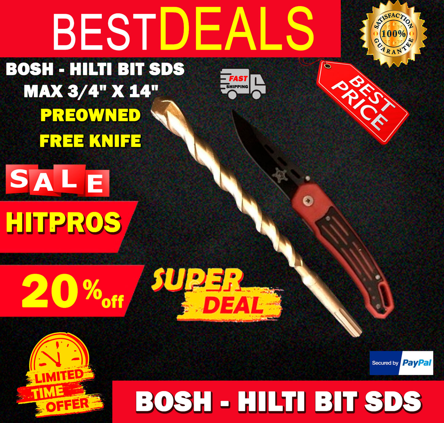 BOSH - HILTI BIT SDS MAX 3/4" X 14"