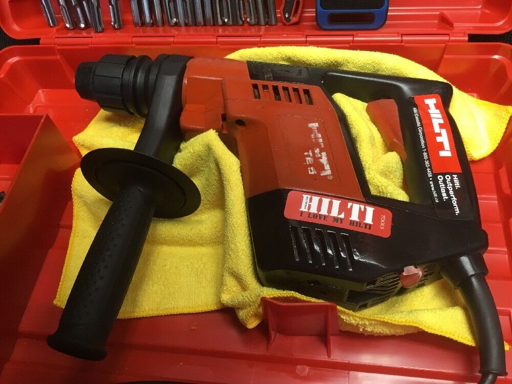 HILTI TE 5 PREOWNED, FREE BLUETOOTH SPEAKER, REINFORCED HANDLE, BITS