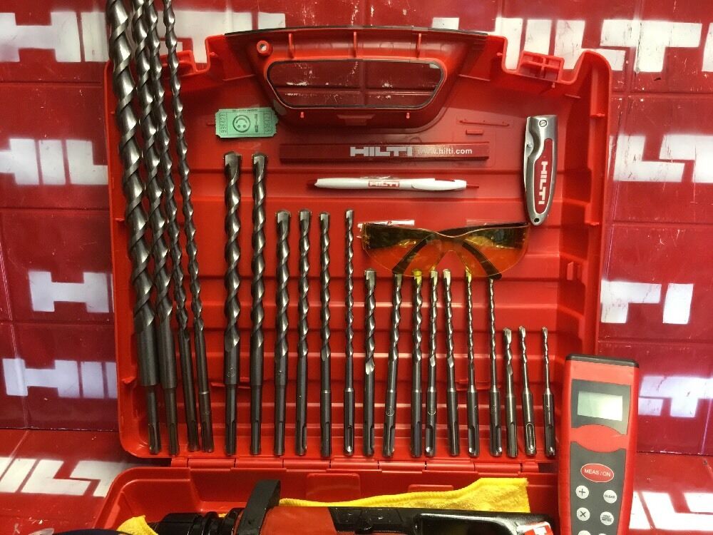 HILTI TE 5 HAMMER DRILL, FREE MEASURER, FREE DRILL BITS