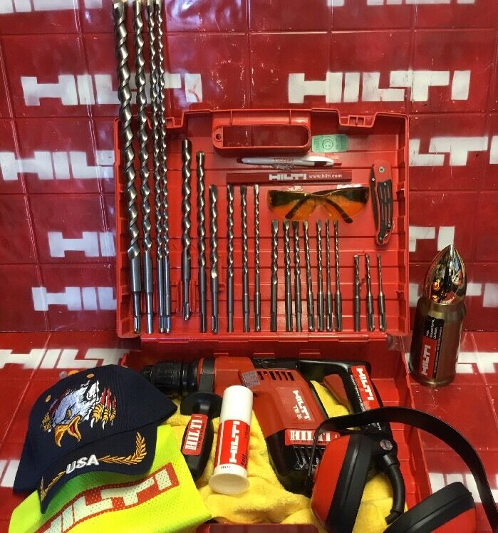 HILTI TE 5 HAMMER DRILL, FREE EXTRAS, LOADED BITS