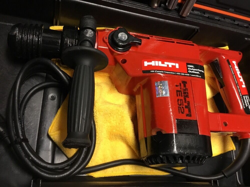 HILTI TE 52 PREOWNED, FREE THERMO, BITS AND CHISELS, FAST SHIP