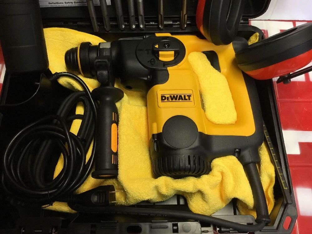 DeWALT ROTARY HAMMER , BRAND NEW, Including Angle Grinde Chisel Glasses