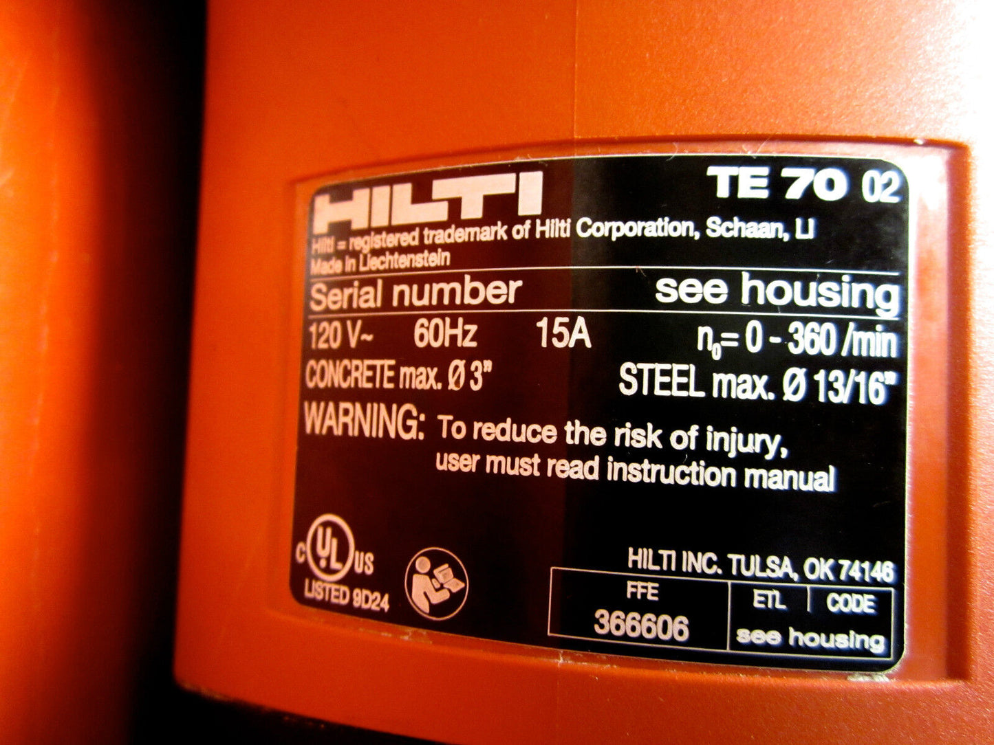 HILTI TE 70 HAMMER DRILL, LATEST MODEL, NEW, STRONG, ORIGINAL