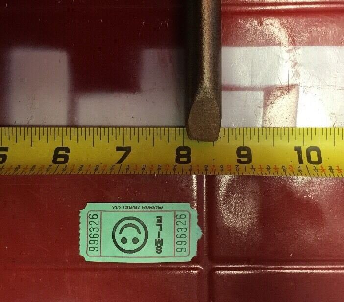 HILTI CHISEL NARROW SDS MAX 5/8" X 12" PREOWNED