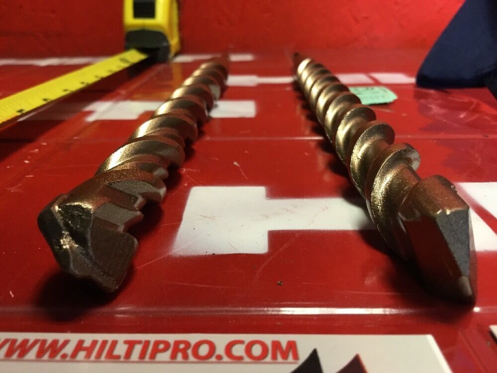 HILTI DRILL BIT 3/4" X 12" SDS PLUS, SET OF 2,