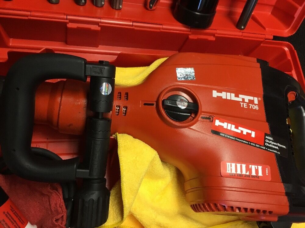 HILTI TE 706, DISPLAY, FREE CHISELS