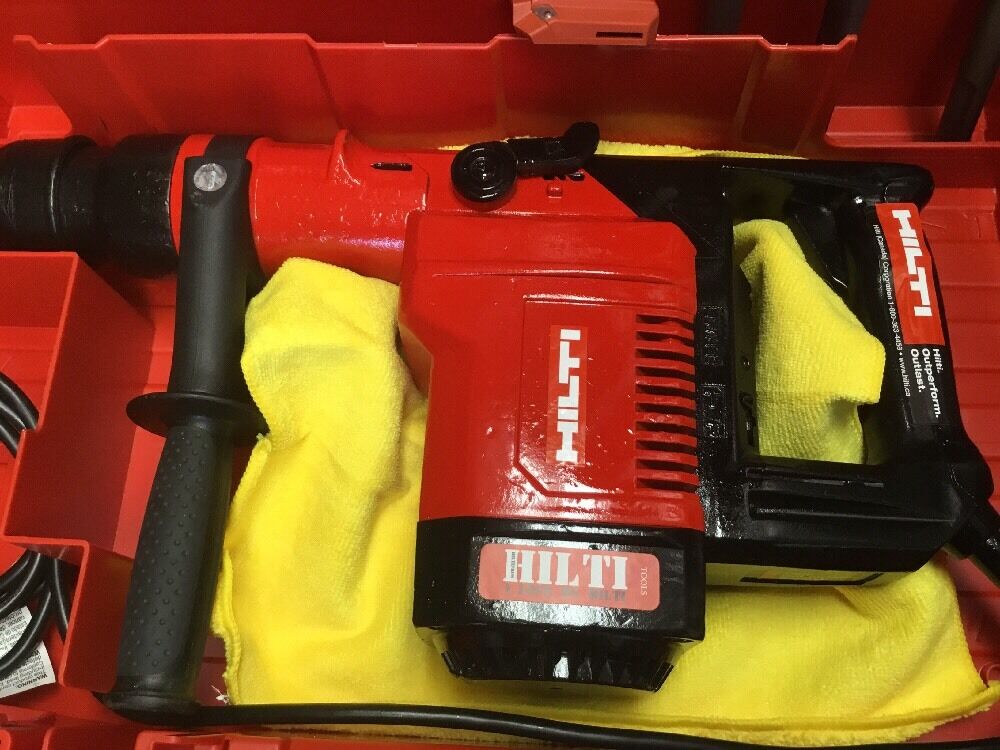 HILTI TE 75, PREOWNED, FREE SID 2-A, CHISEL, BITS, A LOT OF EXTRA