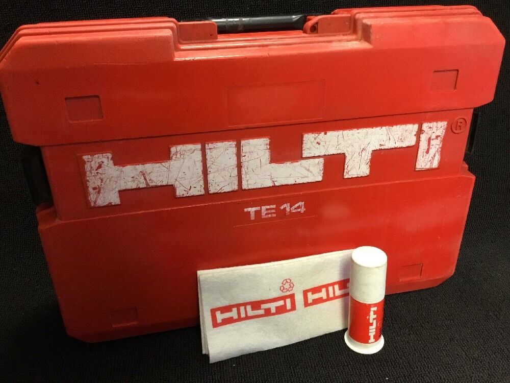 HILTI TE 14 CASE, PREOWNED, ORIGINAL, (ONLY CASE), FREE HILTI GREASE