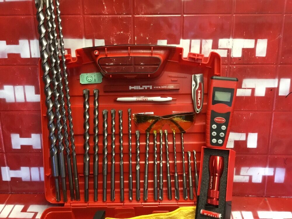 HILTI TE 5 HAMMER DRILL, FREE MEASURER, FREE DRILL BITS