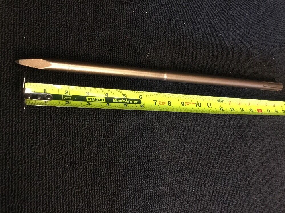 HILTI CHISEL SDS MAX 1 X 17" AND POINTED, PREOWNED