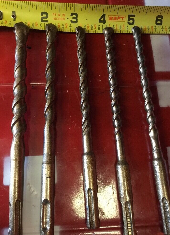 HILTI DRILL BIT 1/2", 3/8", 3/16" SDS PLUS, SET OF 5