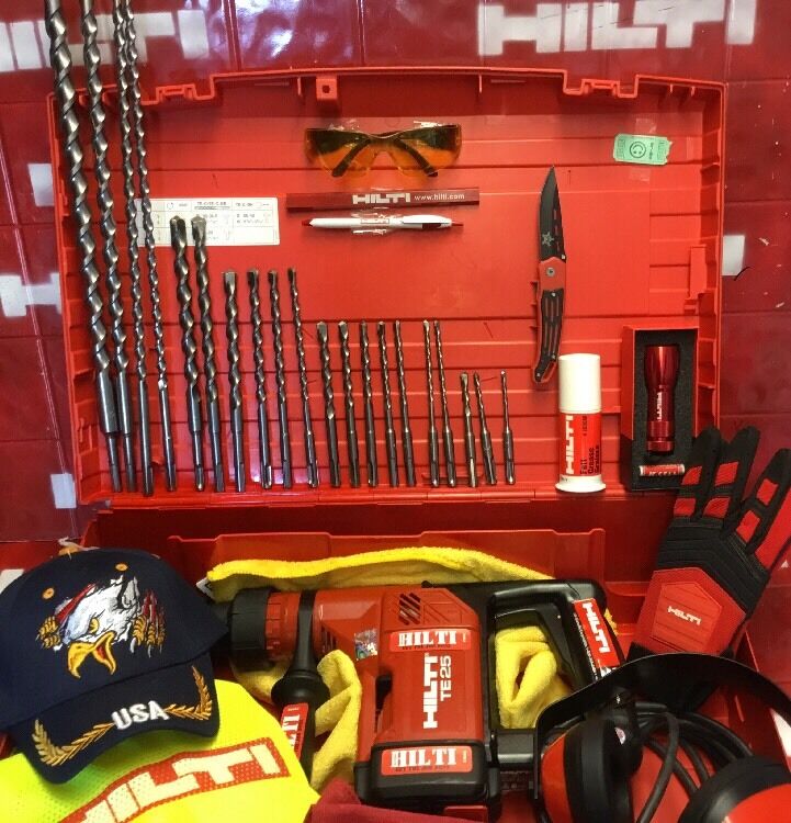 HILTI TE 25, MADE IN GERMANY, PREOWNED, FREE EXTRAS