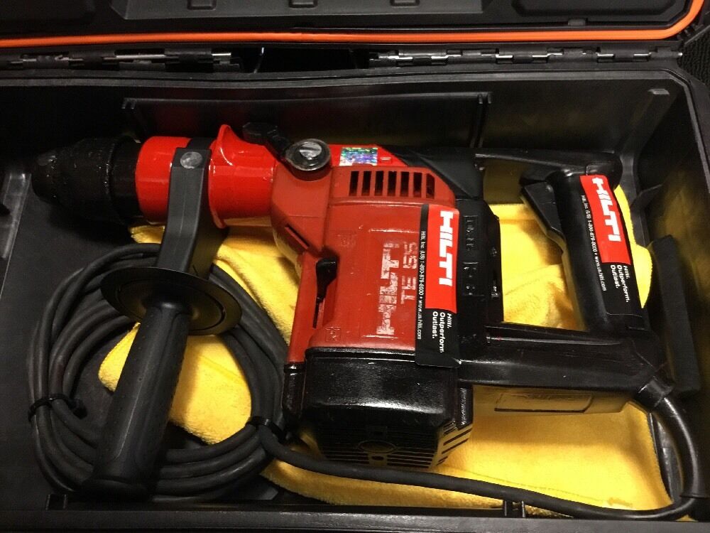 HILTI TE 55 HAMMER DRILL, PREOWNED, FREE THERMO, A LOT OF EXTRAS, FAST SHIP