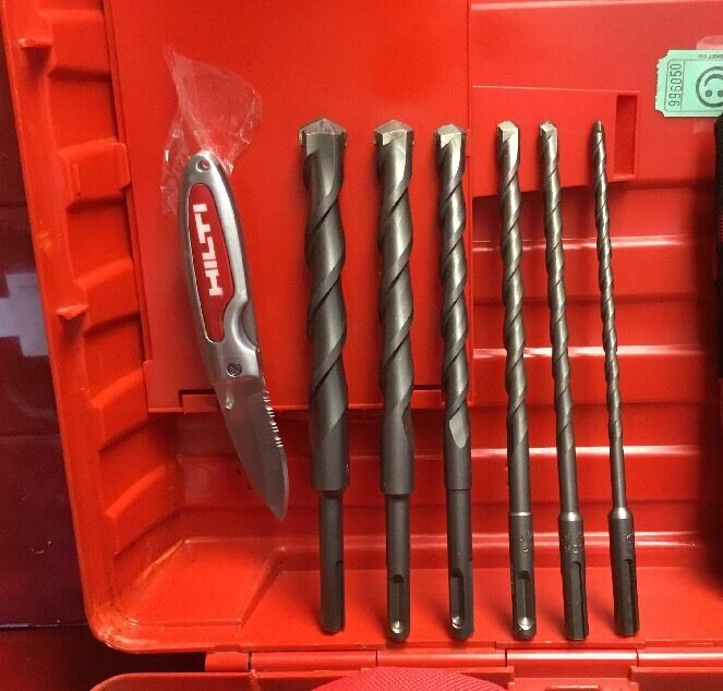 HILTI TE 6-S HAMMER DRILL, PREOWNED, FREE VACUUM, EXTRAS