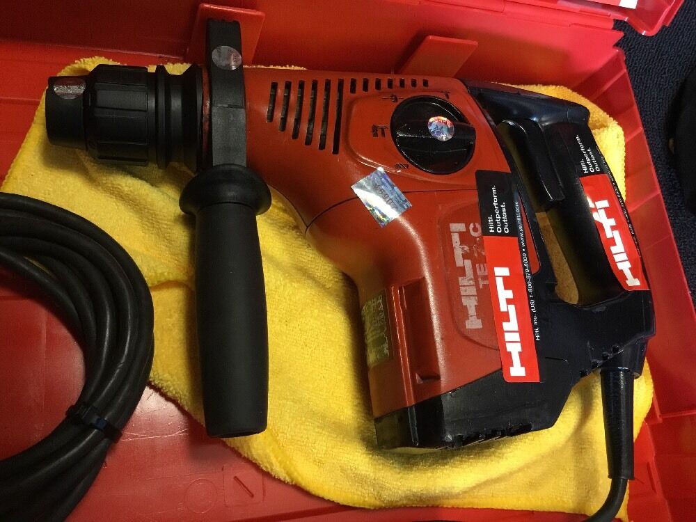 HILTI TE 7-C, PREOWNED, FREE THERMO, BITS, A LOT OF EXTRA