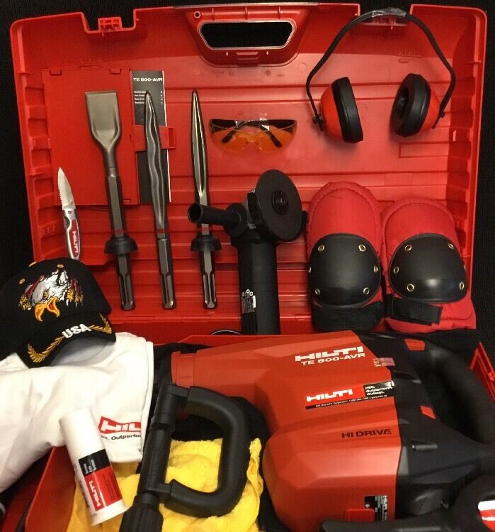 HILTI TE 800 AVR, NEW, FREE GRINDER, CHISELS, A LOT OF EXTRA ITEMS, FAST SHIP