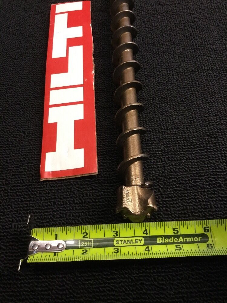 HILTI BIT TE F 1-1/2" X 23" PREOWNED, TE 52, TE 60, TE 72, TE 92