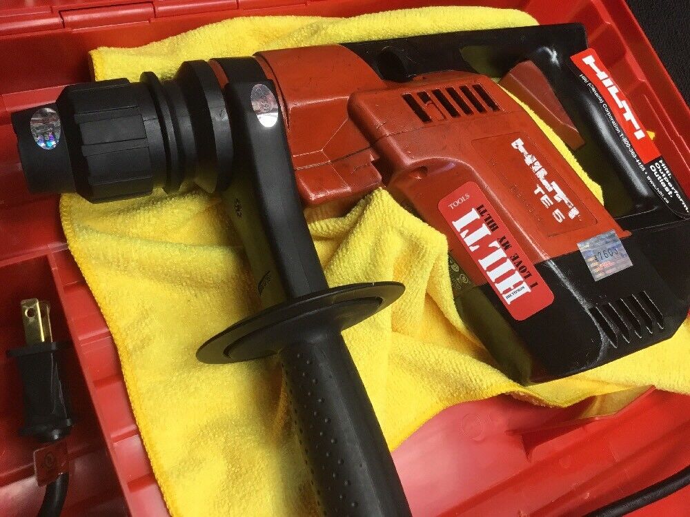 HILTI TE 5 PREOWNED, FREE ANDROID TABLET, REINFORCED HANDLE, BIT