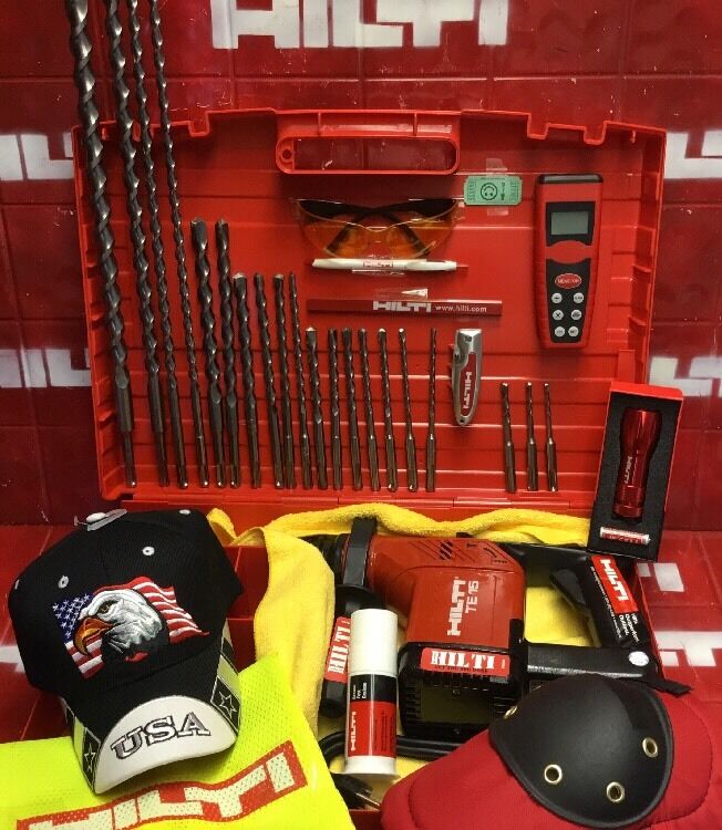 HILTI TE 15 HAMMER DRILL, GREAT CONDITION, DURABLE, FREE EXTRAS