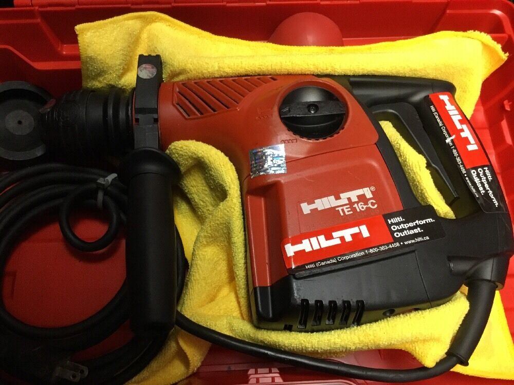 HILTI TE 16-C, PREOWNED, FREE MUG, BITS, T-SHIRT, MORE,