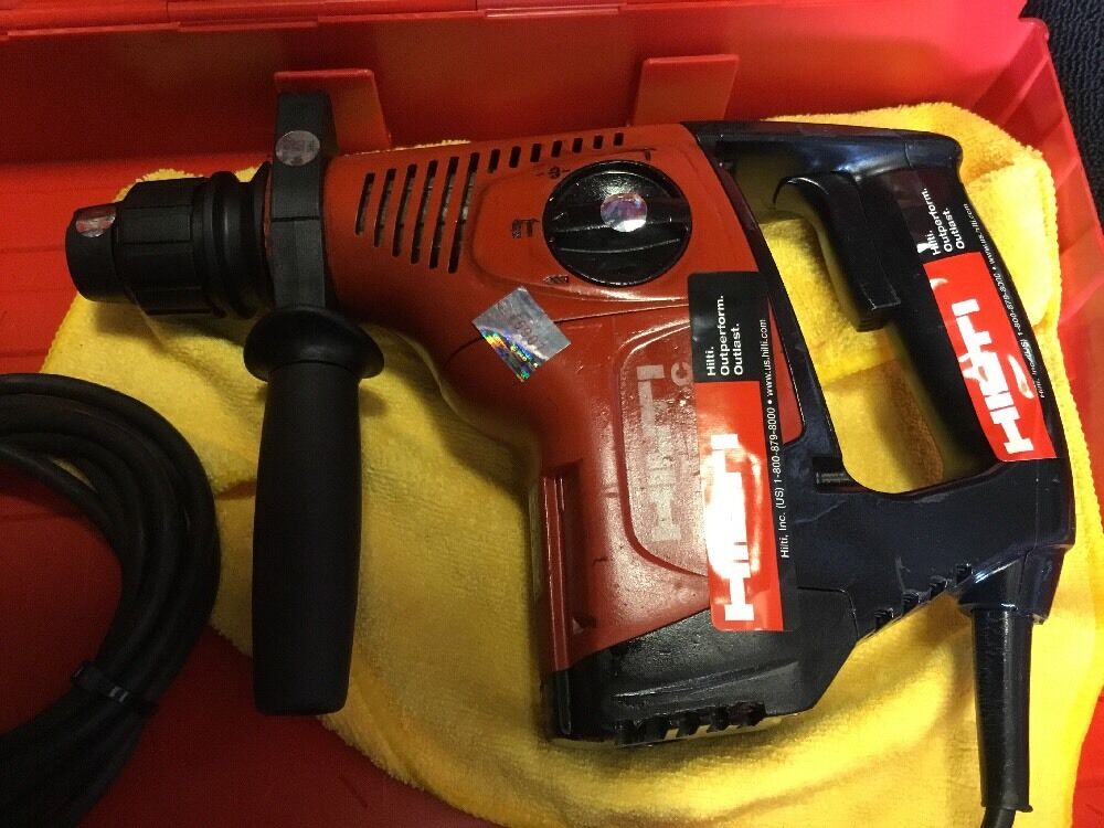 HILTI TE 7-C, PREOWNED, FREE THERMO, BITS, A LOT OF EXTRA