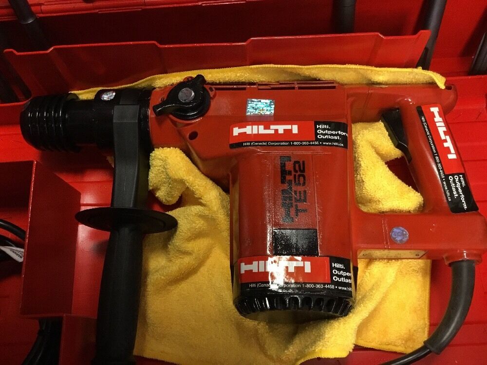 HILTI TE 52 PREOWNED, FREE LASER METER, BITS AND CHISELS, FAST SHIP