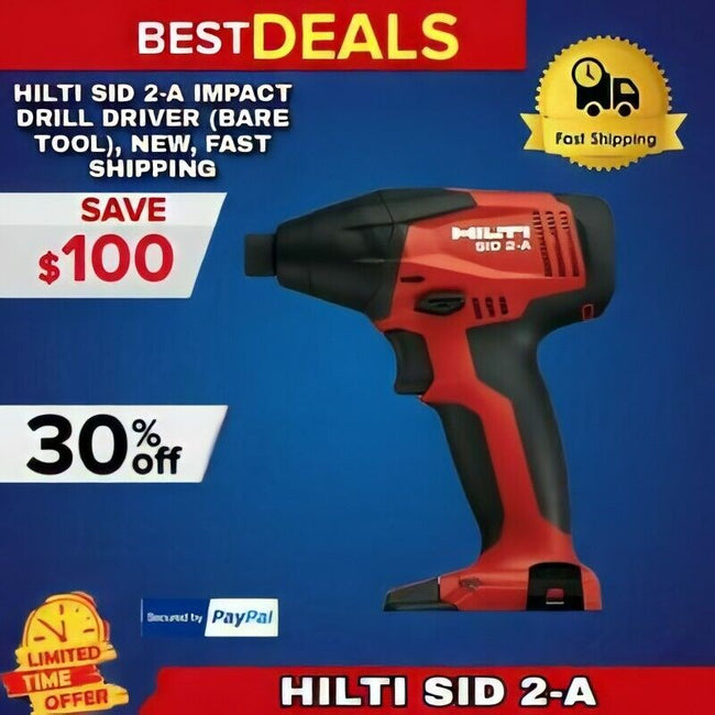 HILTI SID 2-A IMPACT DRILL DRIVER (BARE TOOL), NEW