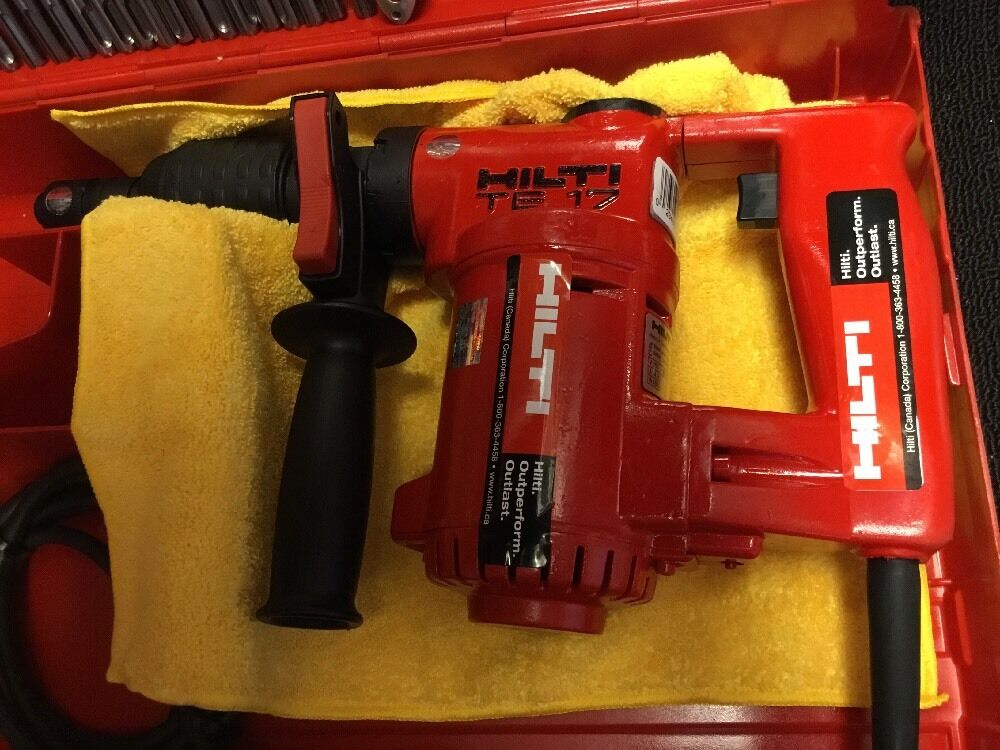 HILTI TE 17 GREAT CONDITION, FREE TABLET, BITS AND EXTRAS