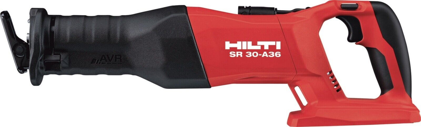 HILTI SR 30-A 36 CORDLESS RECIPROCATING SAW , 5.2 AMPS HEAVY DUTY