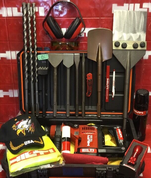 HILTI TE 55, L@@K, GOOD CONDITION, FREE BITS AND CHISELS, FAST SHIPPING