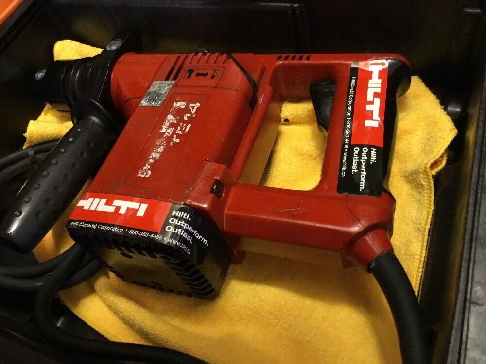 HILTI TE 14 PREOWNED, ORIGINAL, PREOWNED, FREE ANGLE GRINDER, BITS