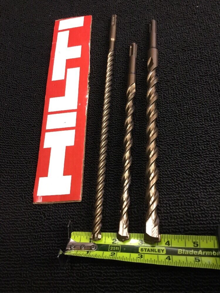 HILTI - BOSH BIT SDS PLUS 3/8", 1/2" , AND 5/8" PREOWNED, FREE HAT