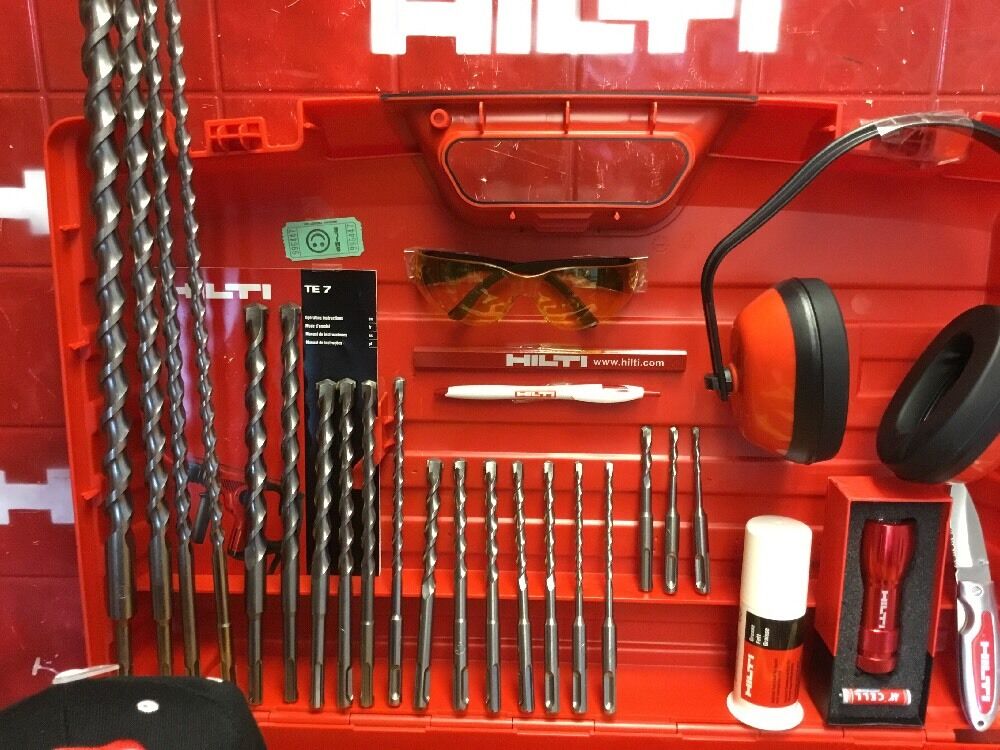 HILTI TE 7, BRAND NEW, WITH TE DRS-M, FREE EXTRAS, STRONG