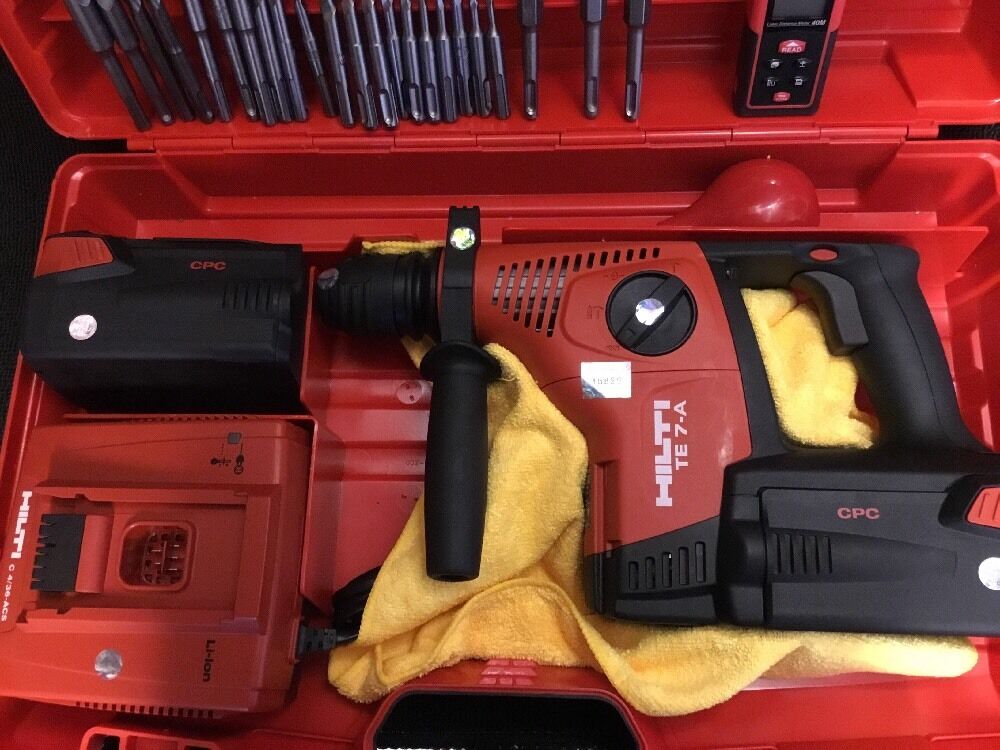 HILTI TE 7-A BRAND NEW, FREE LASER METER, BITS, CHISEL, EXTRAS