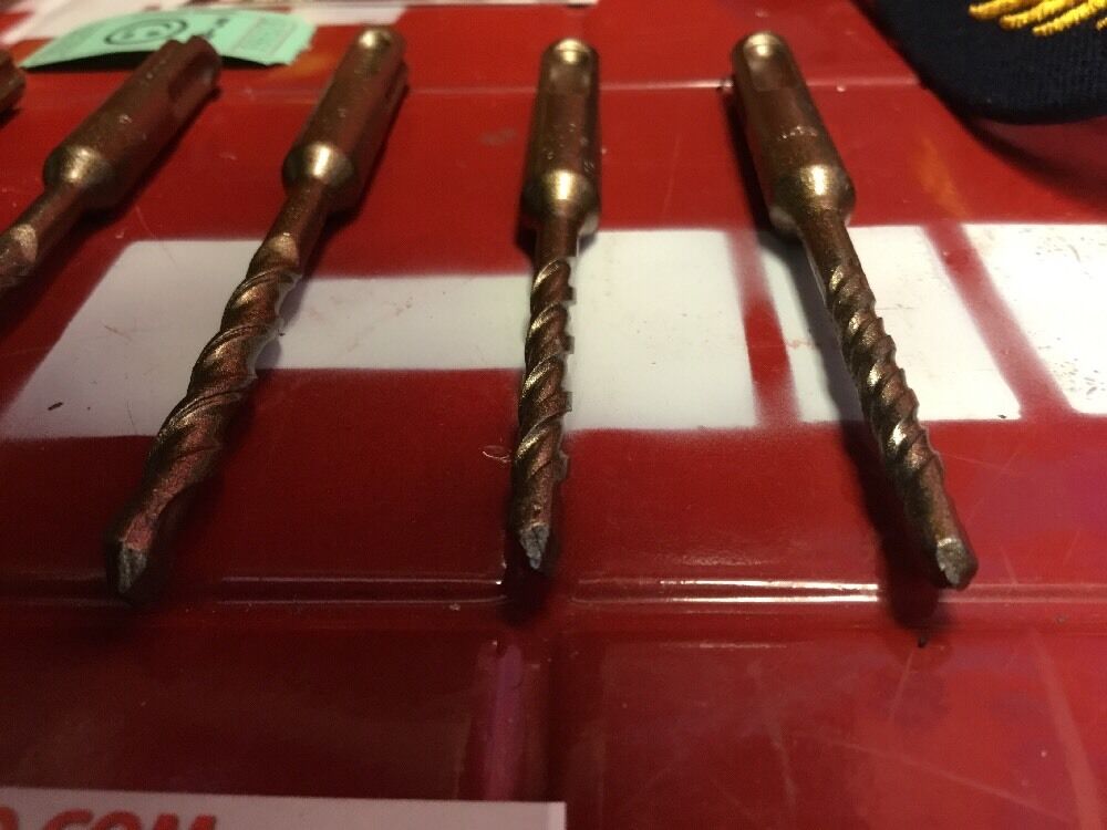 HILTI DRILL BIT 3/8", 1/4", 3/16" SDS PLUS, SET OF 5