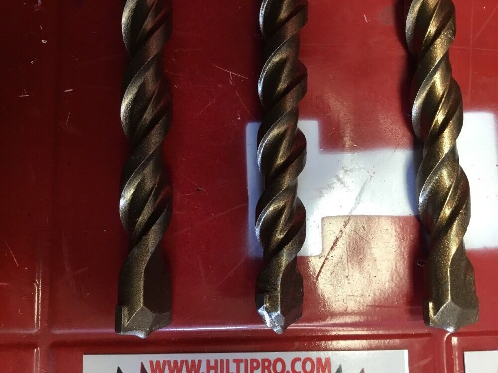 HILTI DRILL BIT 5/8" X 8" SDS PLUS SET OF 3