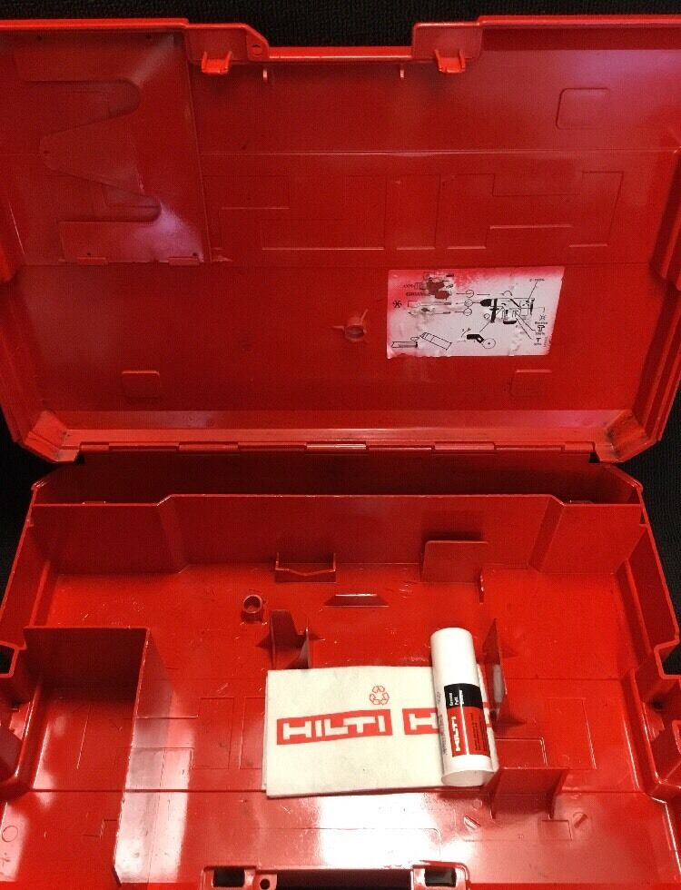 HILTI TE 54 CASE (ONLY CASE), PREOWNED, ORIGINAL, FREE HILTI GREASE, FAST SHIP