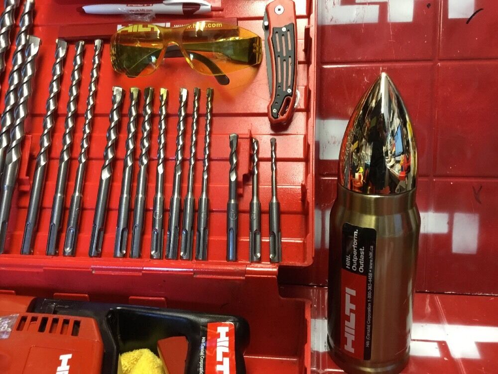 HILTI TE 5 HAMMER DRILL, FREE EXTRAS, LOADED BITS