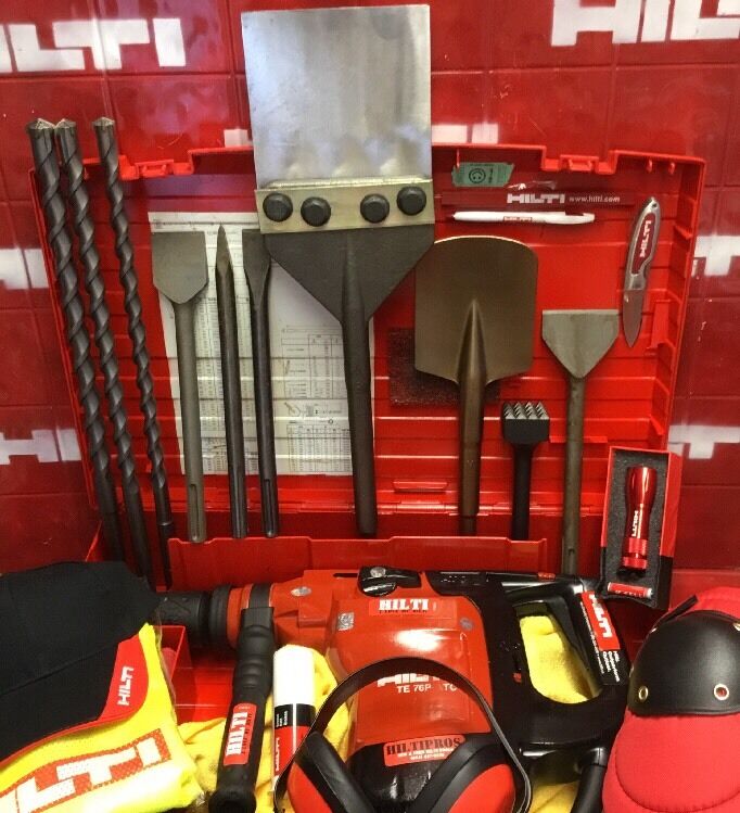 HILTI TE 76P ATC, PREOWNED, EXCELLENT CONDITION, FREE BITS & CHISELS, FAST SHIP