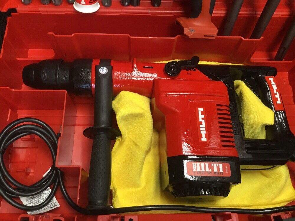 HILTI TE 75, PREOWNED, FREE SID 2-A, CHISEL, BITS, A LOT OF EXTRA