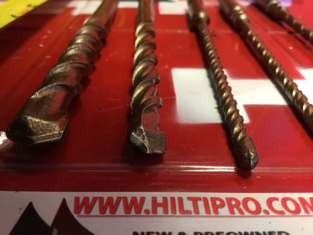 HILTI DRILL BIT 1/2", 1/4", 3/8" SDS PLUS, SET OF 5