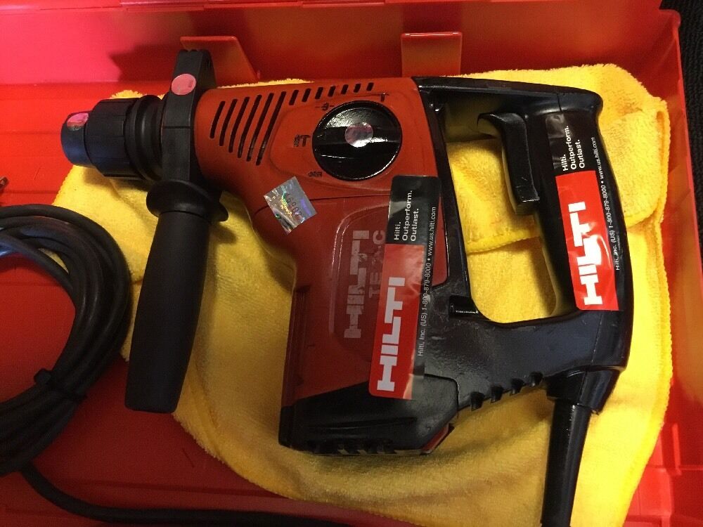 HILTI TE 7-C, PREOWNED, FREE THERMO, BITS, A LOT OF EXTRA