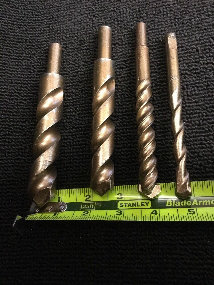 HILTI-BOSH SET PERCUSSION BIT 7/8", 3/4", 5/8, 1/2,PREOWNED, FREE HAT