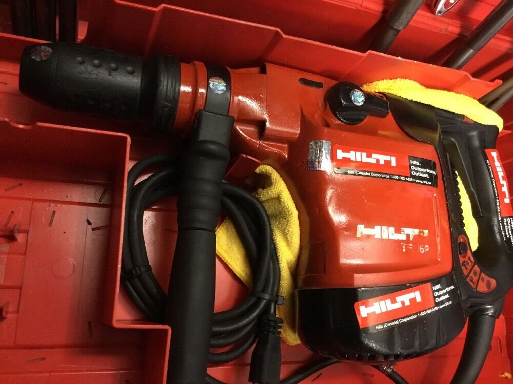 HILTI TE 76 P, PREOWNED, FREE TABLET, BITS, CHISEL, EXTRAS, FAST SHIP