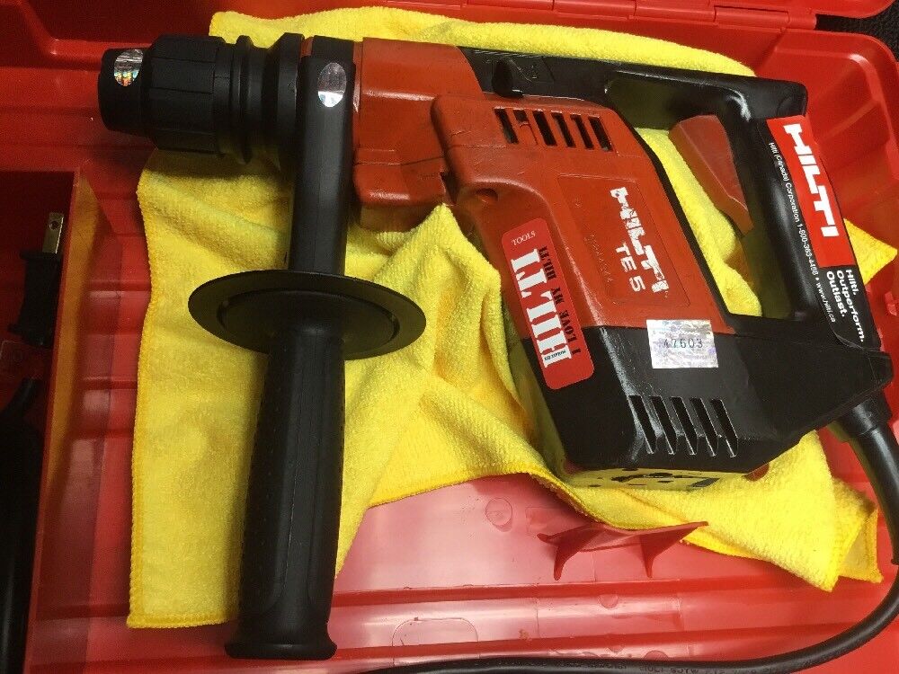 HILTI TE 5 PREOWNED, FREE ANDROID TABLET, REINFORCED HANDLE, BIT