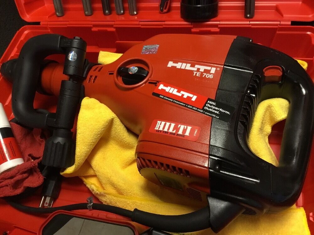 HILTI TE 706, DISPLAY, FREE CHISELS