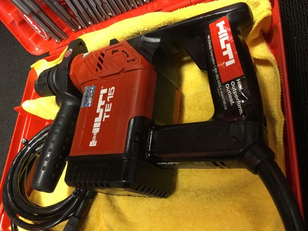 HILTI TE 15, GREAT CONDITION, FREE ANGLE GRINDER, BITS, EXTRAS